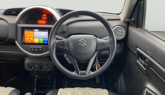 2019 Maruti S PRESSO VXI PLUS AMT, Petrol, Automatic, 48,094 km, Steering Wheel Close Up
