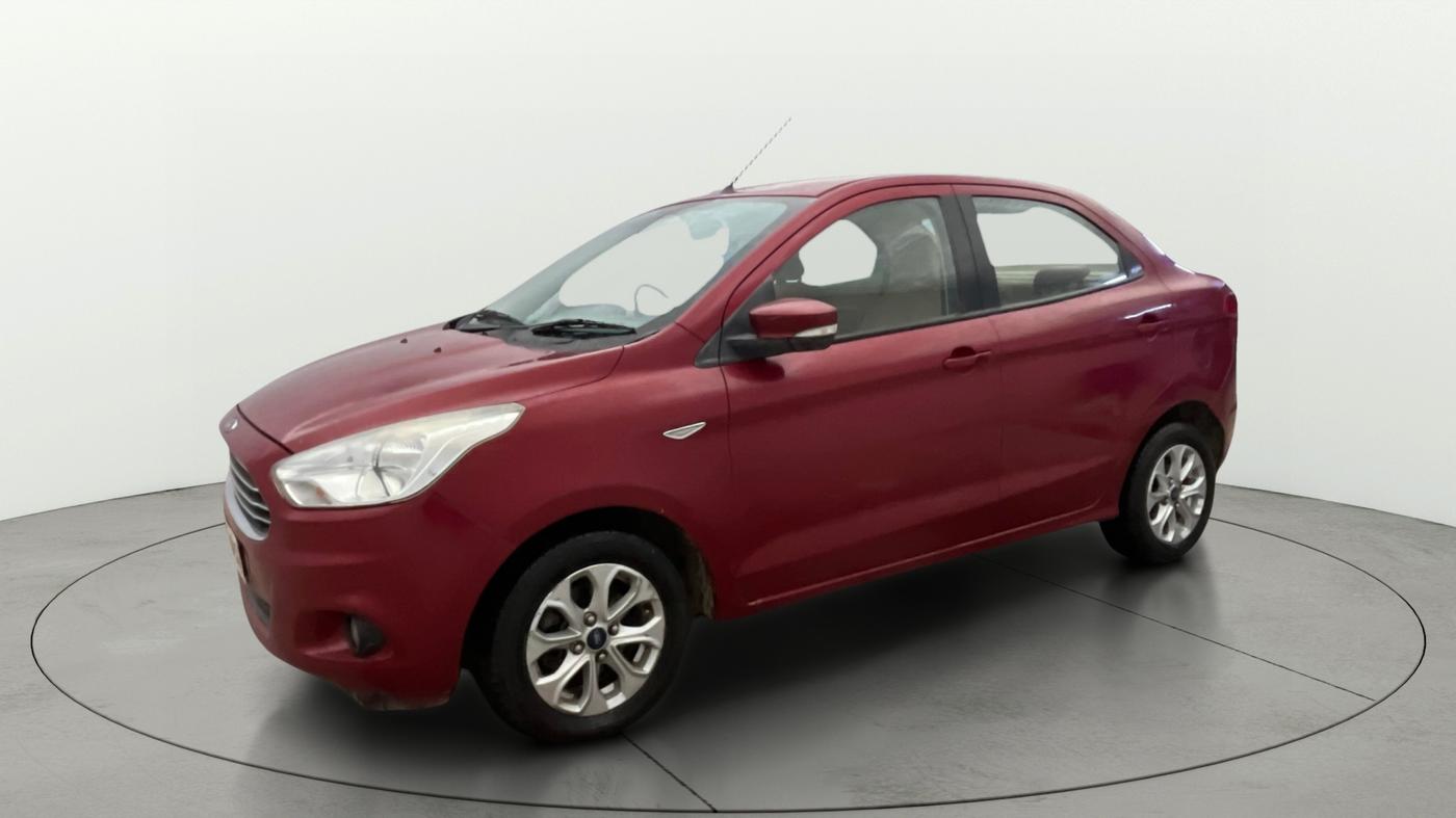 2015 Ford Figo Aspire TITANIUM 1.5 PETROL AT, Petrol, Automatic, 27,564 km, Left Front Diagonal