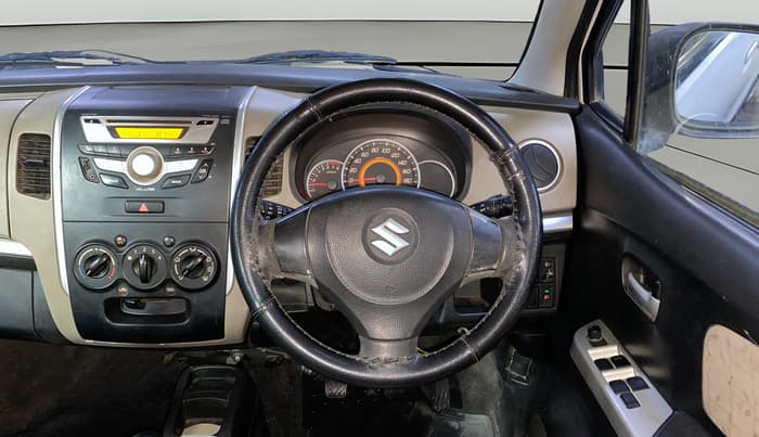 2014 Maruti Wagon R 1.0 VXI, Petrol, Manual, 1,25,276 km, Steering Wheel Close Up