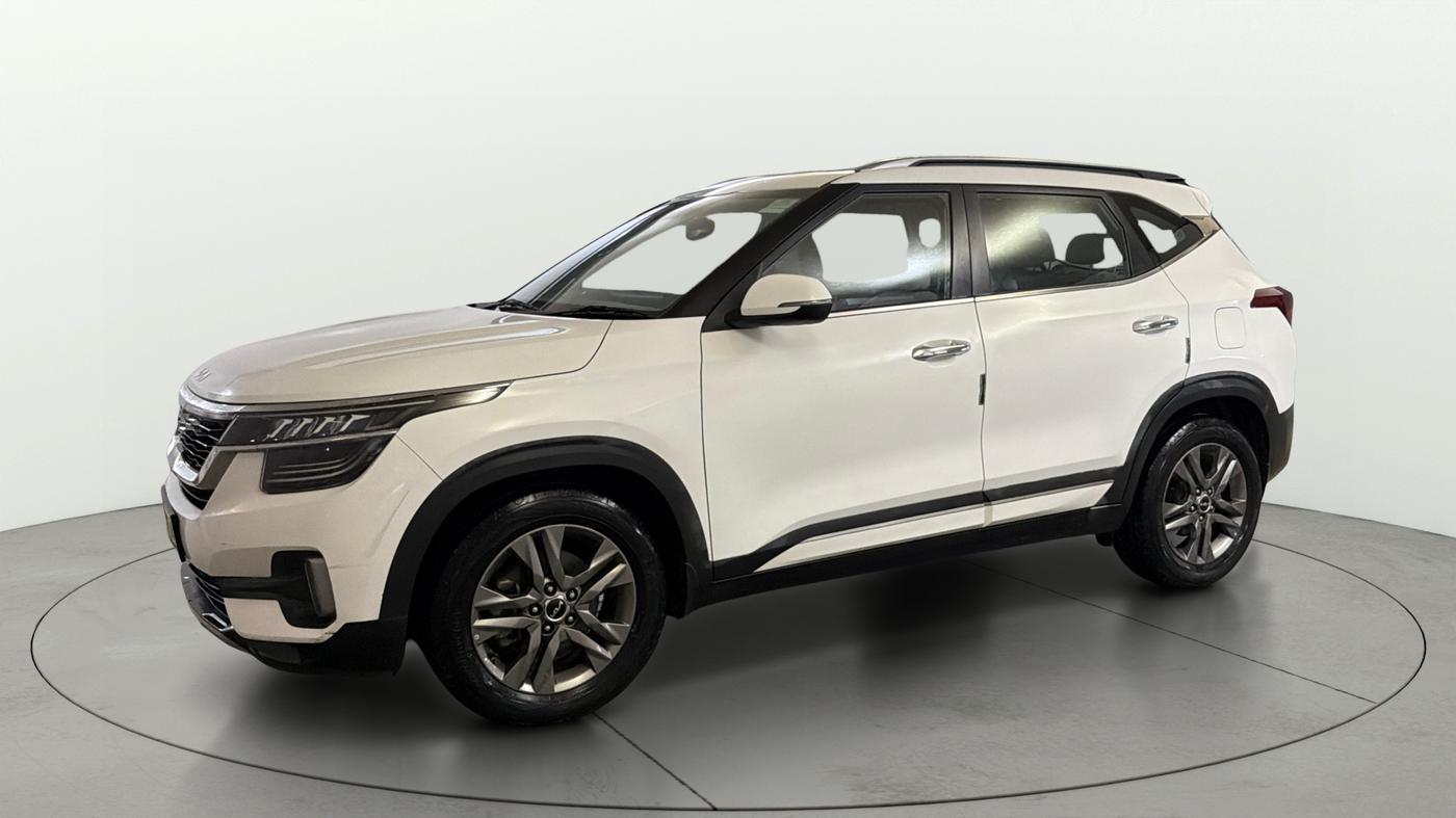 2022 KIA SELTOS HTX IVT 1.5 PETROL, Petrol, Automatic, 83,479 km, Left Front Diagonal