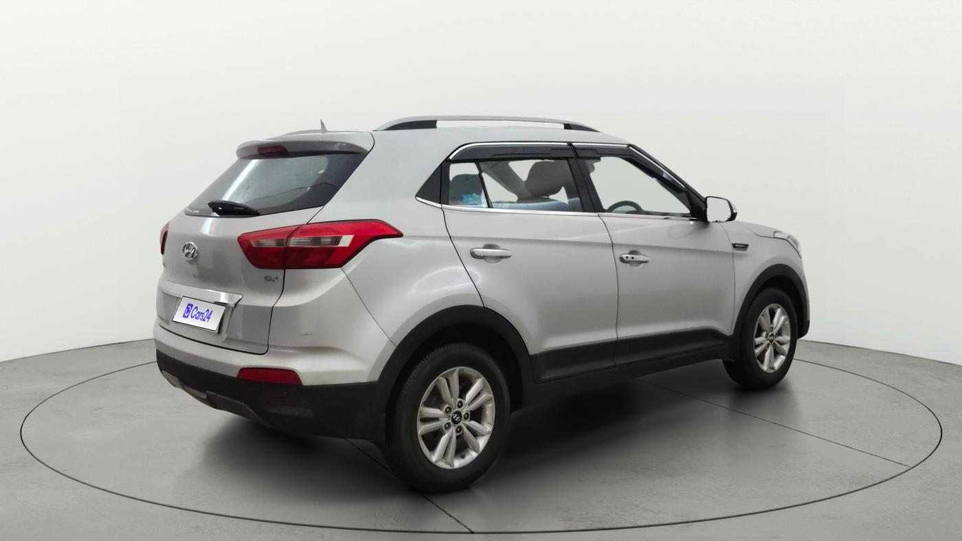 2016 Hyundai Creta SX PLUS 1.6 PETROL, Petrol, Manual, 56,639 km, Right Back Diagonal