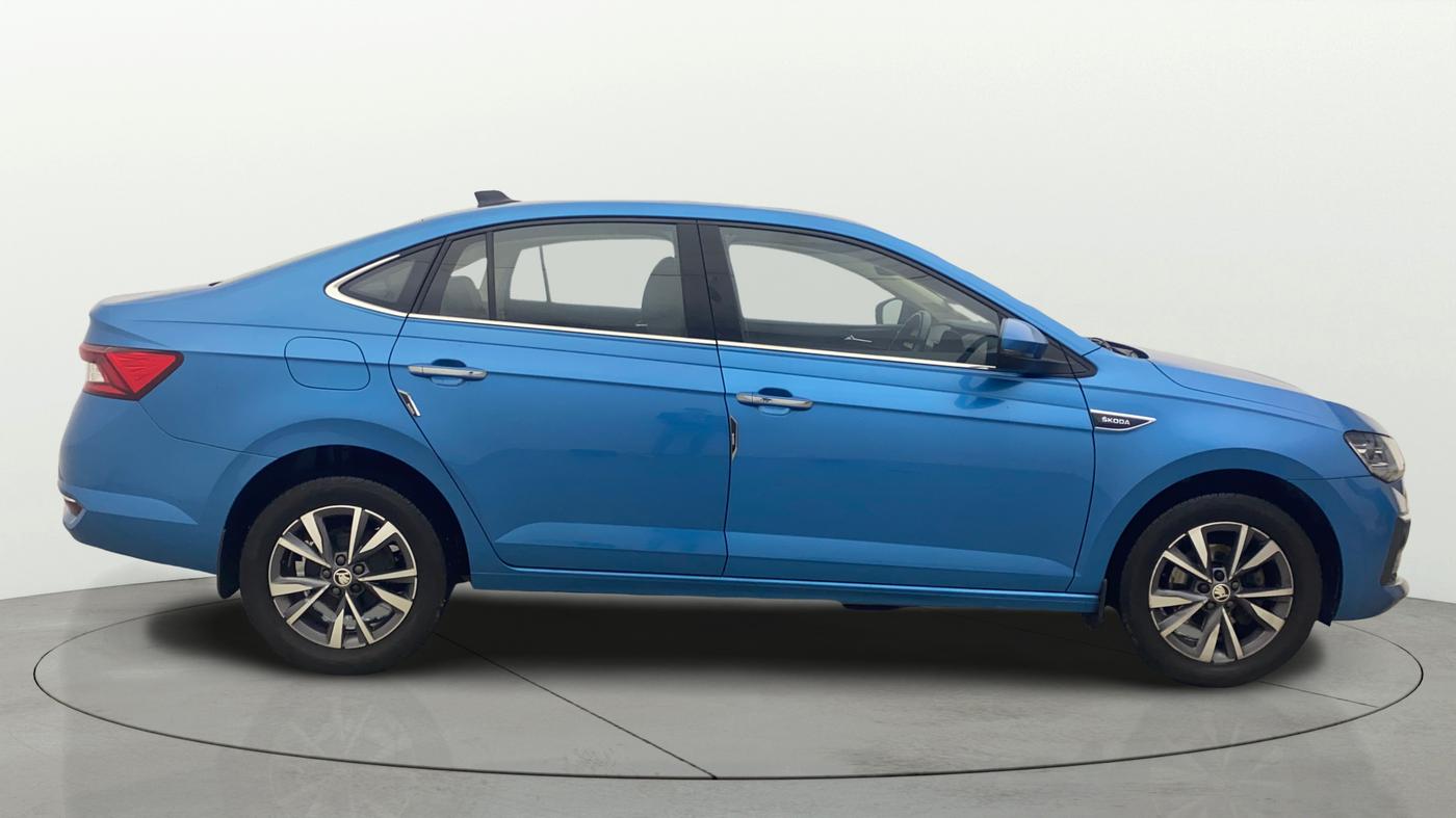 2022 Skoda SLAVIA STYLE 1.0L TSI AT, Petrol, Automatic, 17,626 km, Right Side View