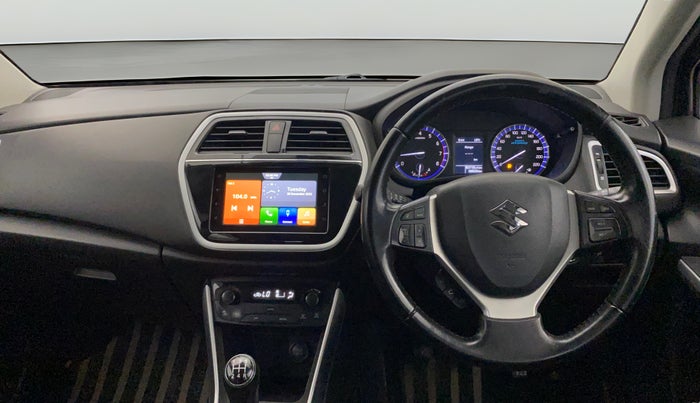 2021 Maruti S Cross ALPHA 1.5, Petrol, Manual, 68,503 km, Steering Wheel Close Up