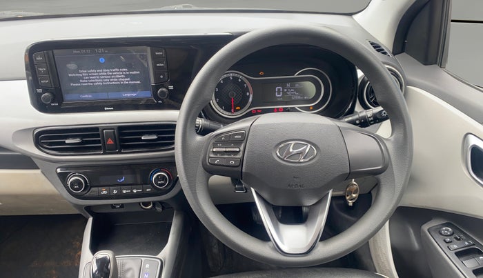 2021 Hyundai GRAND I10 NIOS SPORTZ AMT 1.2 KAPPA VTVT, Petrol, Automatic, 32,935 km, Steering Wheel Close Up