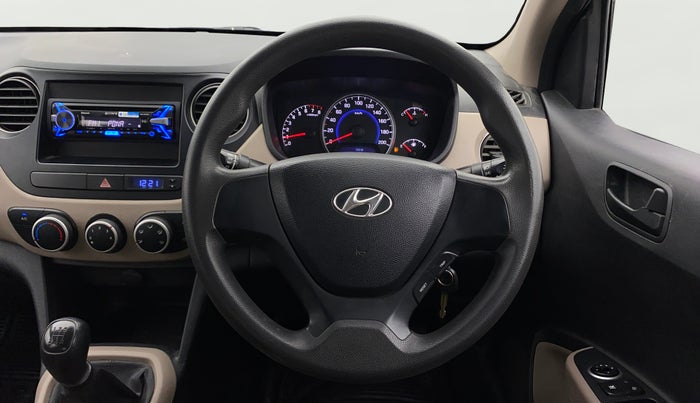 2015 Hyundai Grand i10 MAGNA 1.2 KAPPA VTVT, Petrol, Manual, 70,265 km, Steering Wheel Close Up