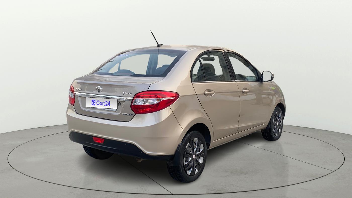 2016 Tata Zest XMS PETROL, Petrol, Manual, 96,724 km, Right Back Diagonal