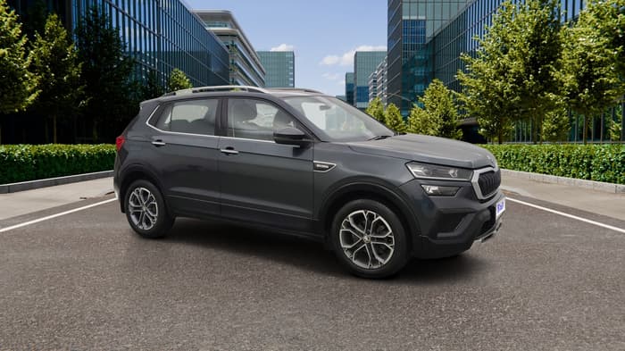 2021 Skoda KUSHAQ STYLE 1.0L TSI AT, Petrol, Automatic, 58,661 km, Right Front Diagonal