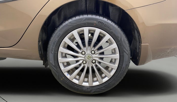 2017 Maruti Ciaz ALPHA  AT 1.4  PETROL, Petrol, Automatic, 18,819 km, Left Rear Wheel