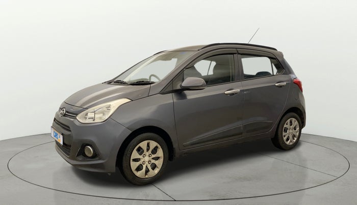 2015 Hyundai Grand i10 SPORTZ 1.2 KAPPA VTVT, Petrol, Manual, 57,837 km, Left Front Diagonal