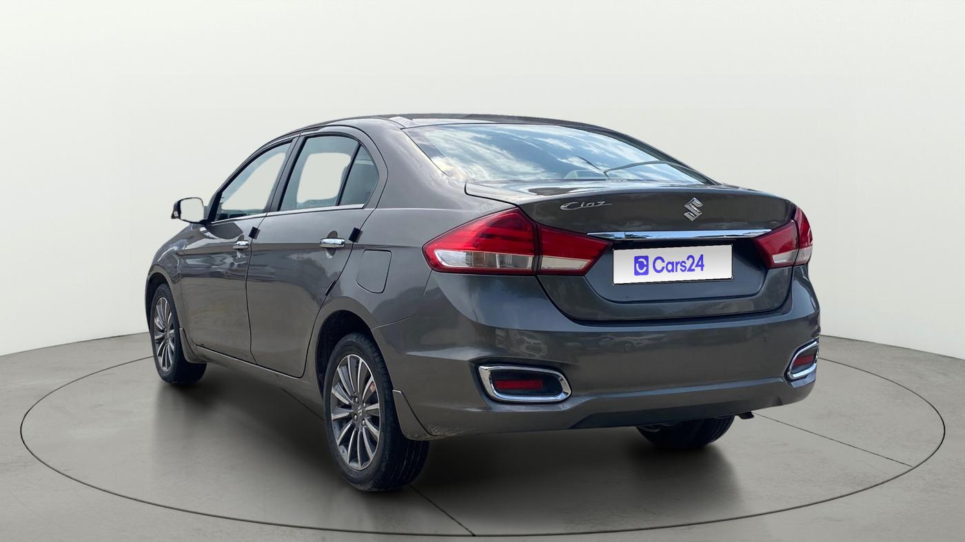 2018 Maruti Ciaz ALPHA  AT 1.5 SHVS PETROL, Petrol, Automatic, 27,796 km, Left Back Diagonal