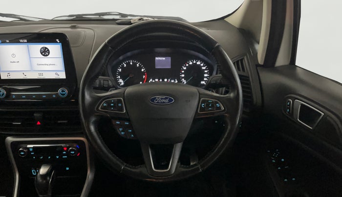 2018 Ford Ecosport TITANIUM + 1.5L PETROL AT, Petrol, Automatic, 76,305 km, Steering Wheel Close Up