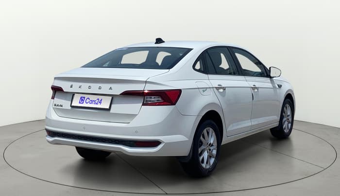 2023 Skoda SLAVIA AMBITION 1.0L TSI AT, Petrol, Automatic, 75,687 km, Right Back Diagonal