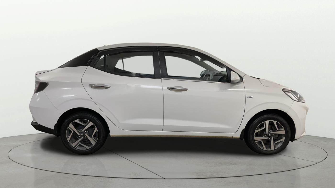 2021 Hyundai AURA SX PLUS 1.2 AMT, Petrol, Automatic, 27,227 km, Right Side View
