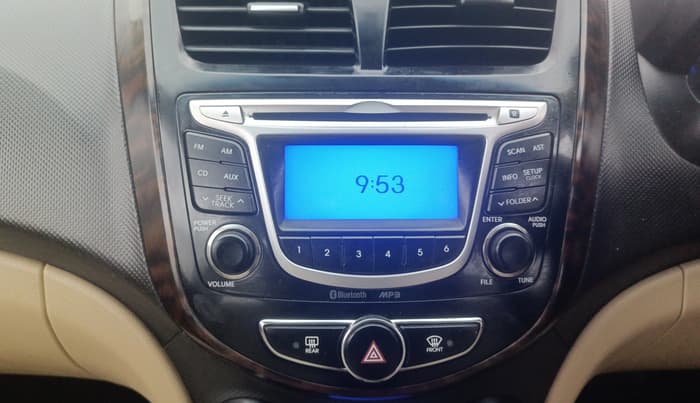 2014 Hyundai Verna FLUIDIC 1.6 VTVT SX AT, Petrol, Automatic, 1,04,225 km, Air Conditioner