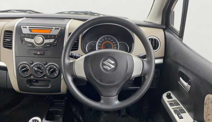 2013 Maruti Wagon R 1.0 VXI, Petrol, Manual, 60,673 km, Steering Wheel Close Up