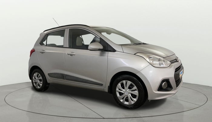2015 Hyundai Grand i10 SPORTZ 1.2 KAPPA VTVT, Petrol, Manual, 53,416 km, Right Front Diagonal