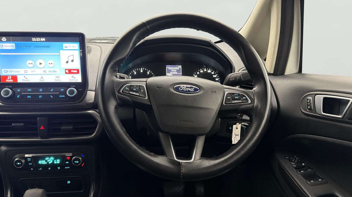 2018 Ford Ecosport TREND + 1.5L PETROL AT, Petrol, Automatic, 97,413 km, Steering Wheel Close Up