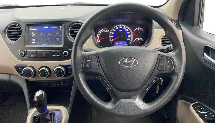 2019 Hyundai Grand i10 SPORTZ AT 1.2 KAPPA VTVT, Petrol, Automatic, 64,035 km, Steering Wheel Close Up