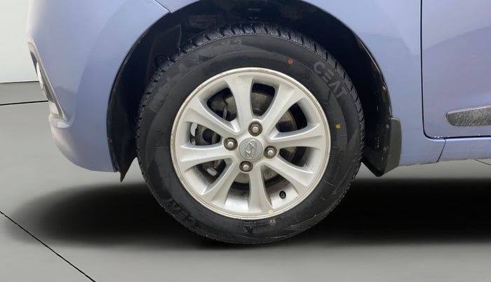 2015 Hyundai Grand i10 ASTA 1.1 CRDI, Diesel, Manual, 1,33,575 km, Left Front Wheel