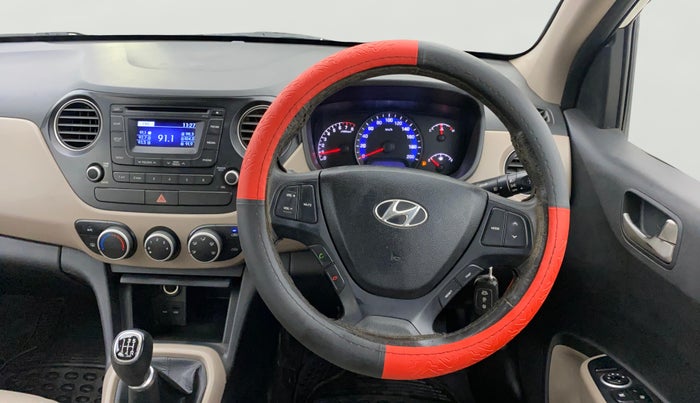 2015 Hyundai Xcent S 1.2, CNG, Manual, 97,853 km, Steering Wheel Close Up