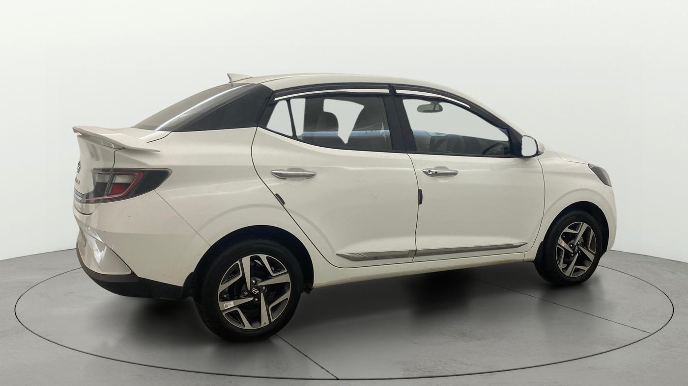 2022 Hyundai AURA SX 1.2 CNG, CNG, Manual, 9,680 km, Right Back Diagonal