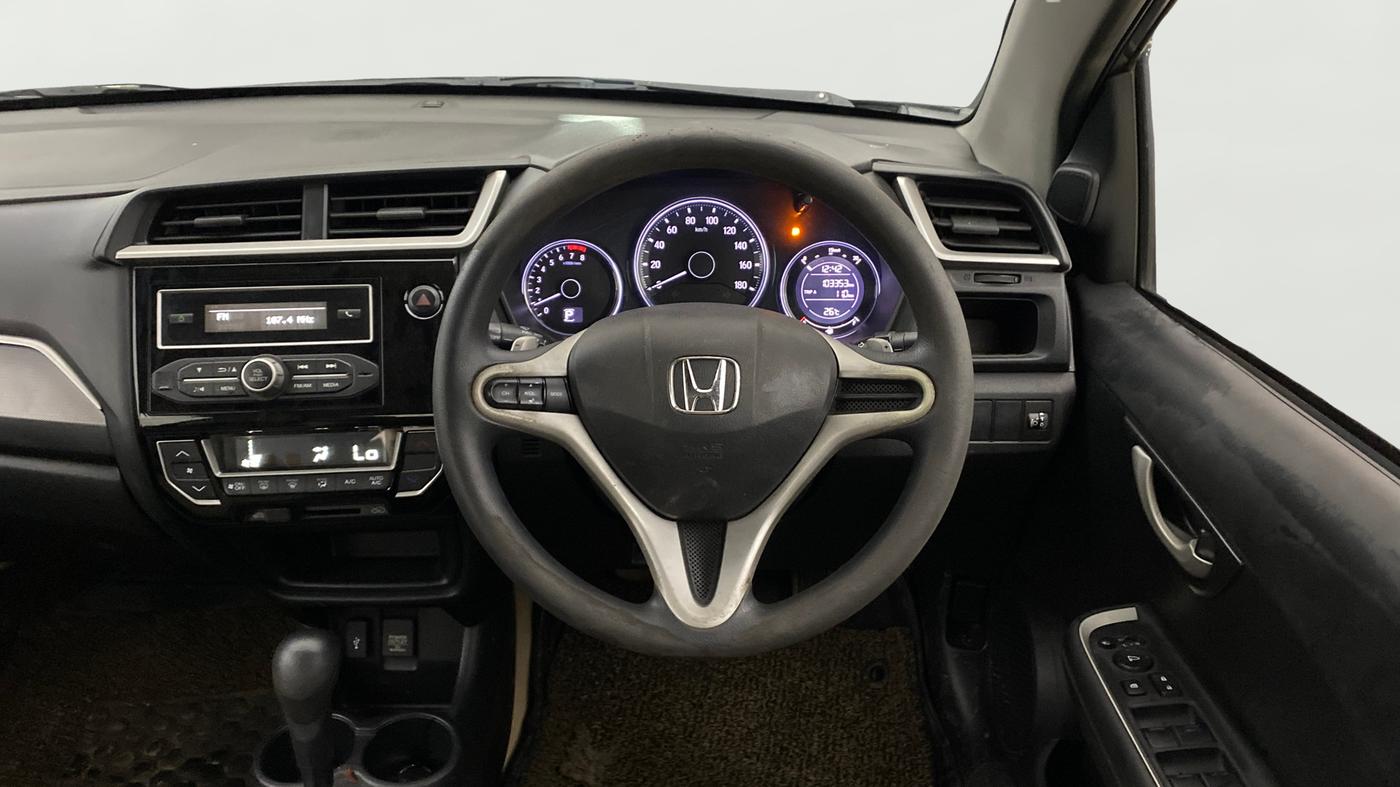 2017 Honda BR-V 1.5L I-VTEC V CVT, Petrol, Automatic, 1,03,352 km, Steering Wheel Close Up