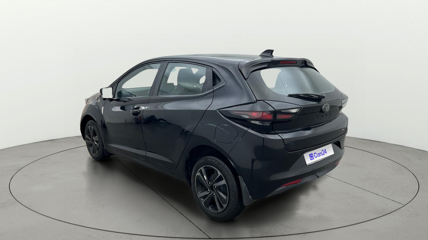 2024 Tata ALTROZ XZA Plus (S) Lux Dark Edition, Petrol, Automatic, 23,295 km, Left Back Diagonal
