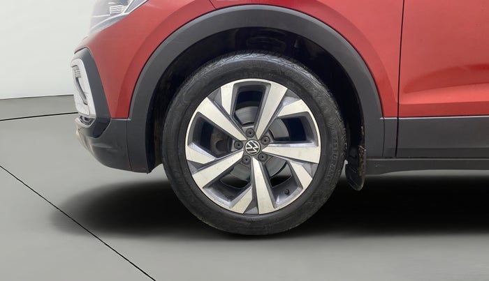 2022 Volkswagen TAIGUN TOPLINE 1.0 TSI AT, Petrol, Automatic, 44,181 km, Left Front Wheel