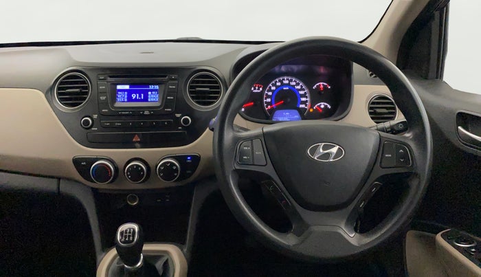 2016 Hyundai Grand i10 MAGNA 1.2 KAPPA VTVT, Petrol, Manual, 78,628 km, Steering Wheel Close Up