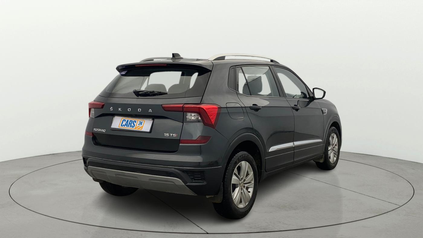 2023 Skoda KUSHAQ AMBITION 1.5 TSI DSG, Petrol, Automatic, 32,725 km, Right Back Diagonal