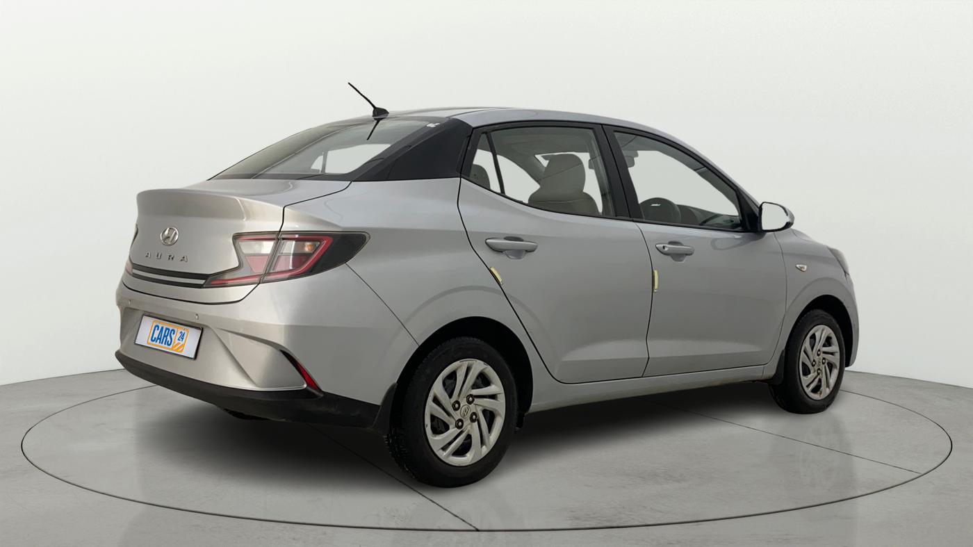 2021 Hyundai AURA S 1.2 CNG, CNG, Manual, 79,118 km, Right Back Diagonal