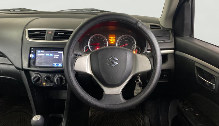 2014 Maruti Swift VXI, Petrol, Manual, 55,241 km, Steering Wheel Close Up