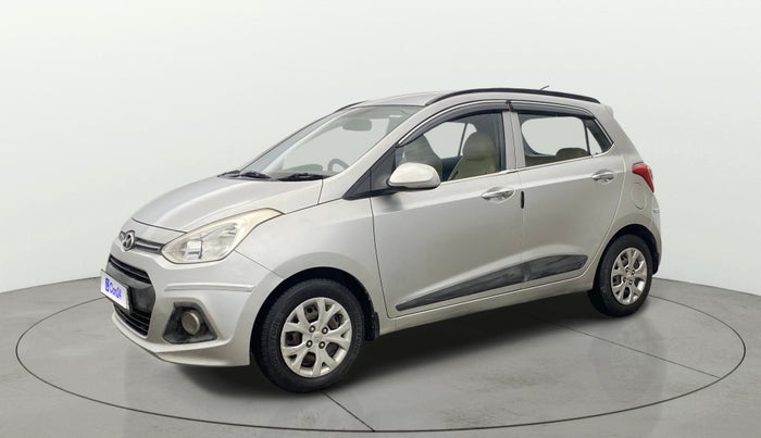 2014 Hyundai Grand i10 SPORTZ 1.2 KAPPA VTVT, Petrol, Manual, 58,729 km, Left Front Diagonal
