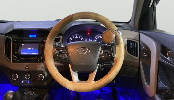 2017 Hyundai Creta E PLUS 1.6 PETROL, Petrol, Manual, 64,996 km, Steering Wheel Close Up