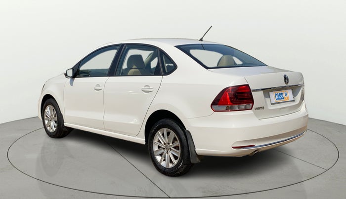 2017 Volkswagen Vento HIGHLINE PETROL AT, Petrol, Automatic, 86,755 km, Left Back Diagonal