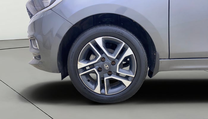 2020 Tata TIGOR XZA PLUS PETROL, Petrol, Automatic, 11,016 km, Left Front Wheel