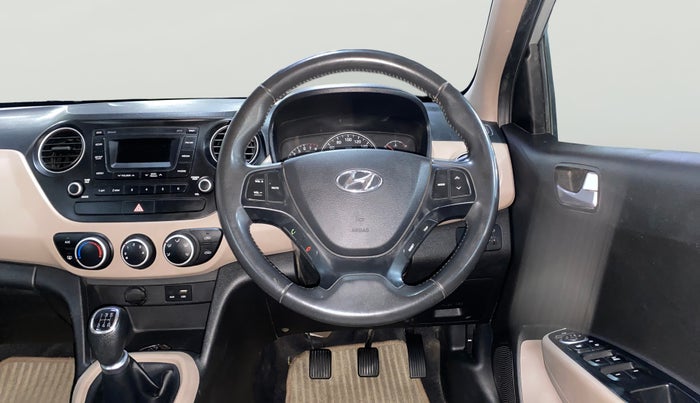 2016 Hyundai Grand i10 ASTA (O) 1.2 KAPPA VTVT, Petrol, Manual, 72,602 km, Steering Wheel Close Up