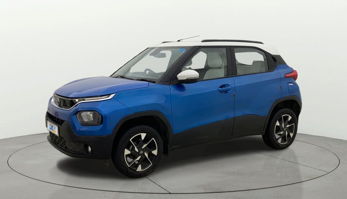2022 Tata PUNCH CREATIVE AMT 1.2 RTN DUAL TONE, Petrol, Automatic, 37,122 km, Left Front Diagonal