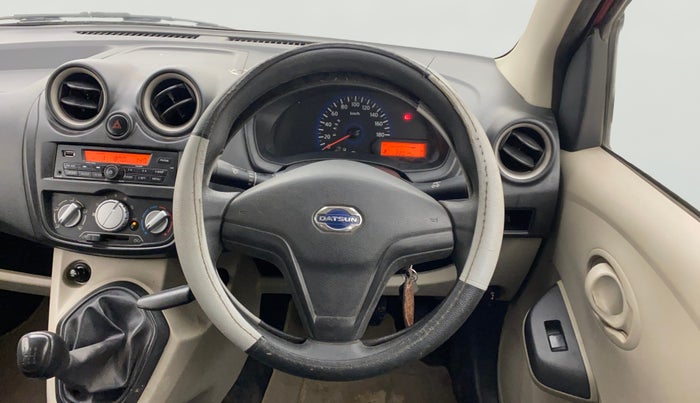 2018 Datsun Go T, Petrol, Manual, 22,014 km, Steering Wheel Close Up