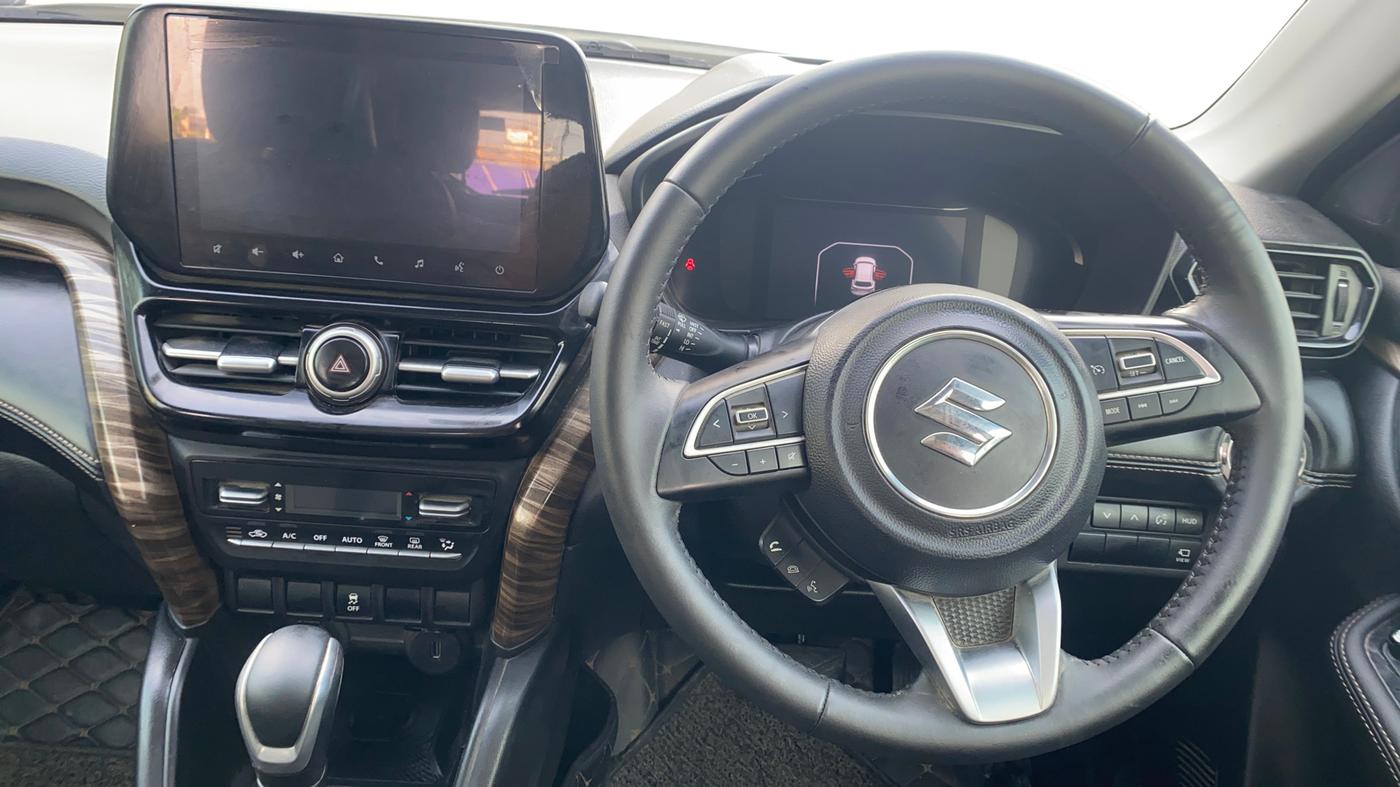 2022 Maruti Grand Vitara ALPHA PLUS HYBRID ECVT, Hybrid, Automatic, 57,172 km, Steering Wheel Close Up