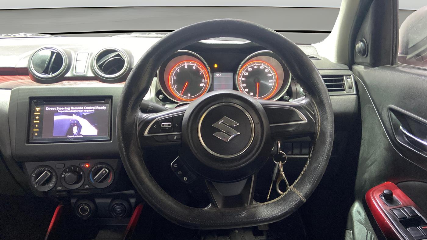 2018 Maruti Swift VXI, Petrol, Manual, 73,349 km, Steering Wheel Close Up