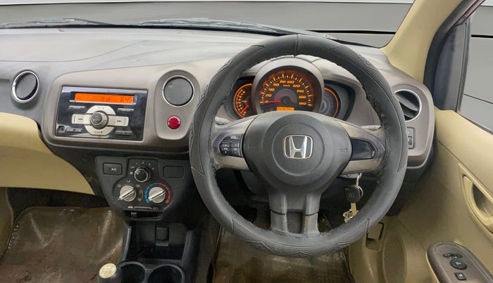 2013 Honda Amaze 1.2L I-VTEC S, Petrol, Manual, 47,533 km, Steering Wheel Close Up