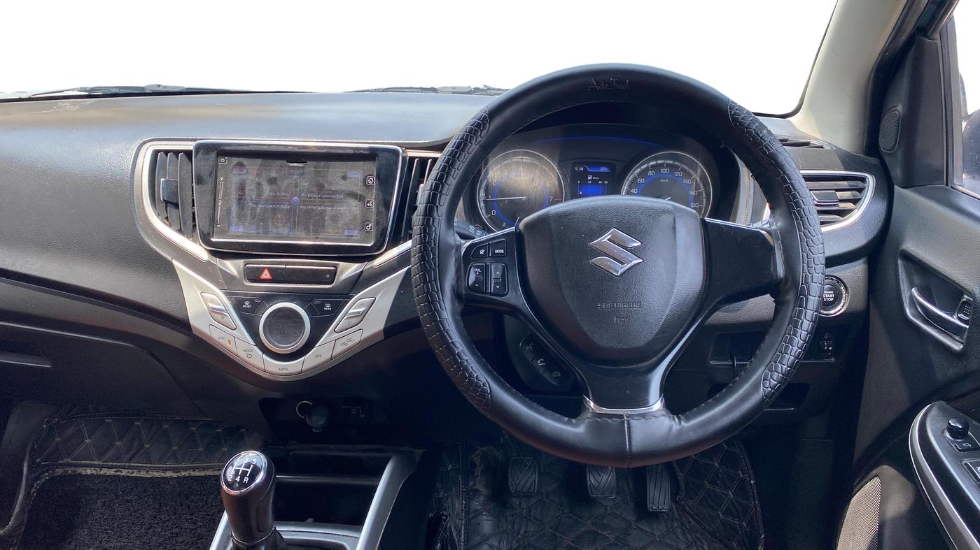 2018 Maruti Baleno ALPHA PETROL 1.2, Petrol, Manual, 90,547 km, Steering Wheel Close Up