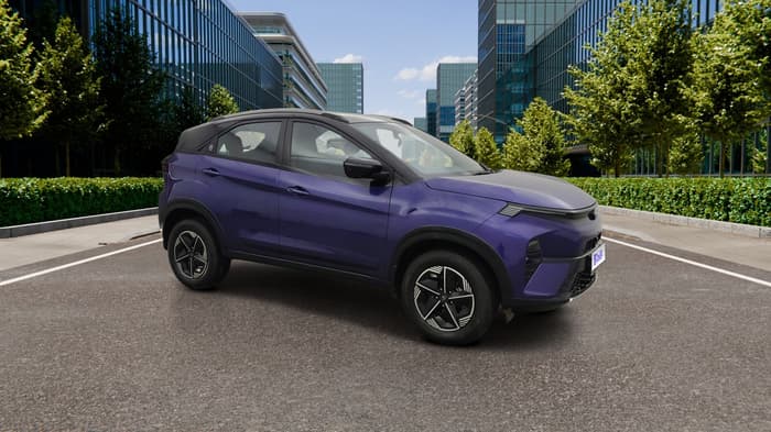2023 Tata NEXON FEARLESS AMT DUAL TONE 1.5 DIESEL, Diesel, Automatic, 23,954 km, Right Front Diagonal
