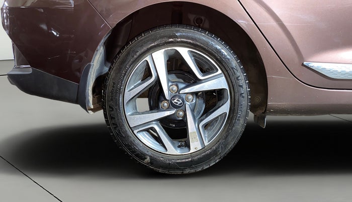 2021 Hyundai AURA SX 1.2, Petrol, Manual, 13,885 km, Right Rear Wheel