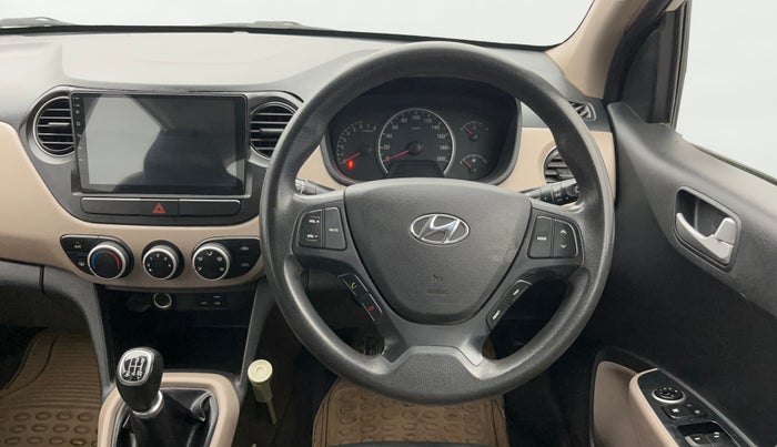 2018 Hyundai Grand i10 SPORTZ 1.2 KAPPA VTVT, CNG, Manual, 50,833 km, Steering Wheel Close Up