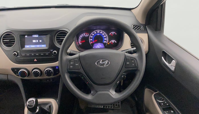 2017 Hyundai Grand i10 SPORTZ 1.2 KAPPA VTVT, Petrol, Manual, 18,097 km, Steering Wheel Close Up