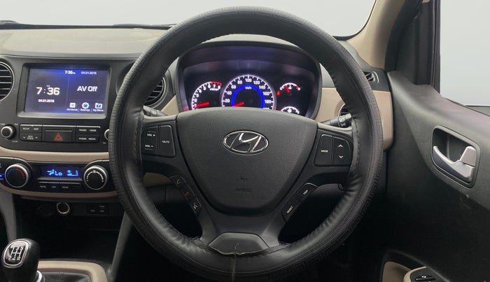 2019 Hyundai Grand i10 ASTA 1.2 KAPPA VTVT, Petrol, Manual, 55,648 km, Steering Wheel Close Up