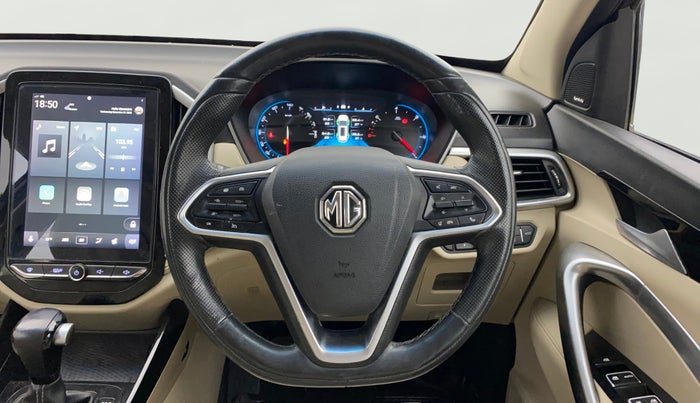2021 MG HECTOR SHARP 1.5 PETROL CVT, Petrol, Automatic, 61,094 km, Steering Wheel Close Up