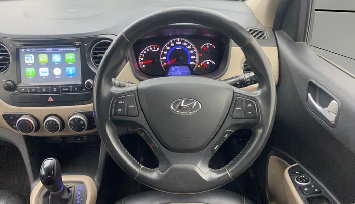 2016 Hyundai Grand i10 ASTA (O) AT 1.2 KAPPA VTVT, Petrol, Automatic, 64,215 km, Steering Wheel Close Up